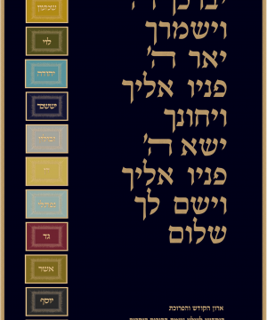 פרוכת יברכך עם אבני החושן