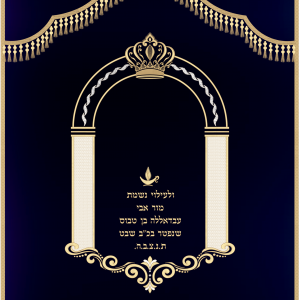 פרוכת שער פתחו לי שערי צדק